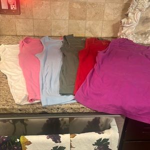 Victoria’s Secret sleeveless T-shirt tanks. Size small